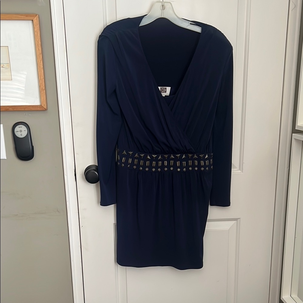 Elegant Navy Blue Dress